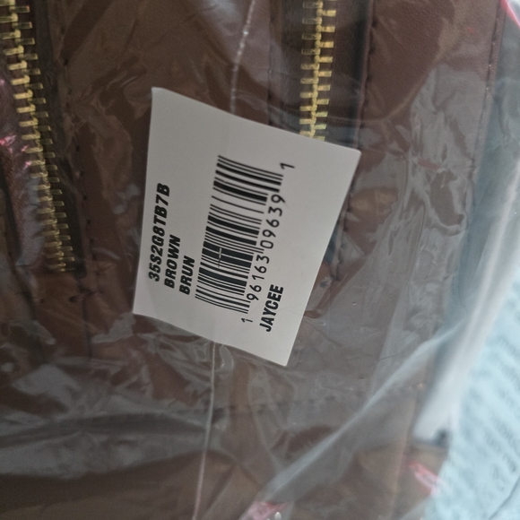 Michael Kors Monogram Brown Backpack - Picture 9 of 9